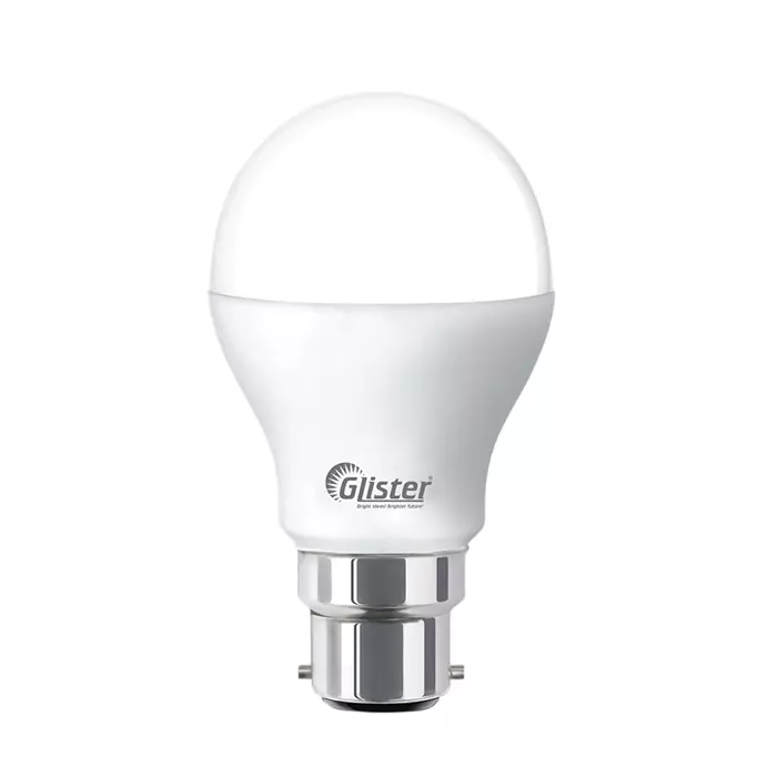 Glister 12 + 9 W LED Bulb 6500K Color Temperature B22 Bulb Base White (Pack of 5)