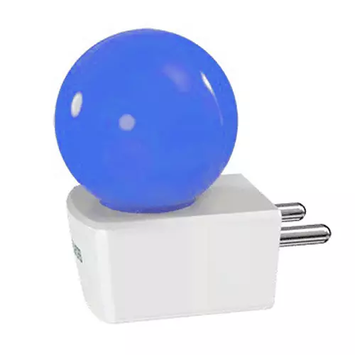 Polycab 0.5 W Blue Plug In LED Bulb