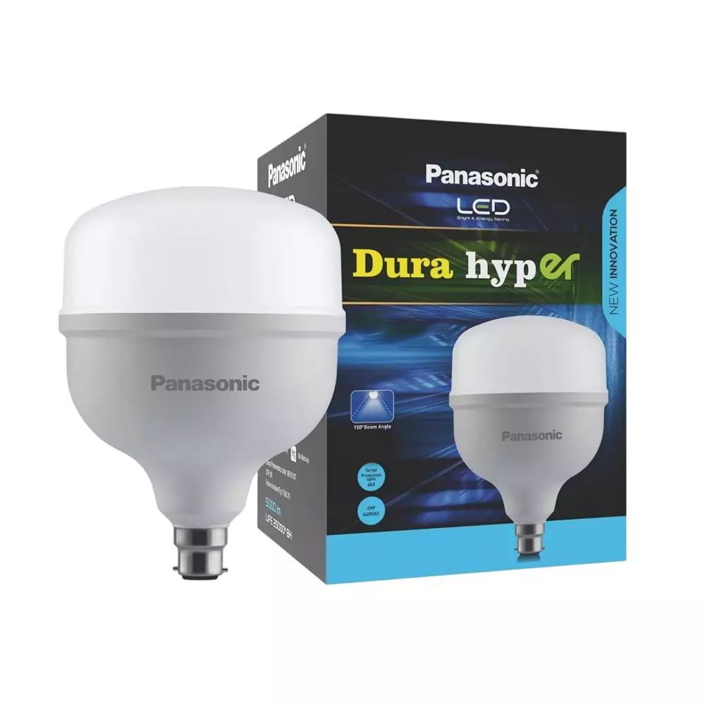 Panasonic Dura Hyper Led Bulb B22 Ic 50 W Cool White, PBUM36507