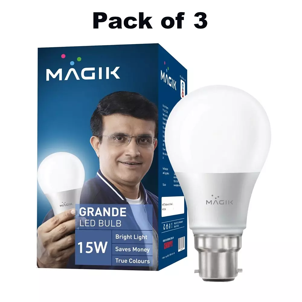 magik-15-w-grande-led-bulb-6500-k-color-temperature-b22-base-and-upto-440-v-surge-protection-lugr015cp4172e3-pack-of-3