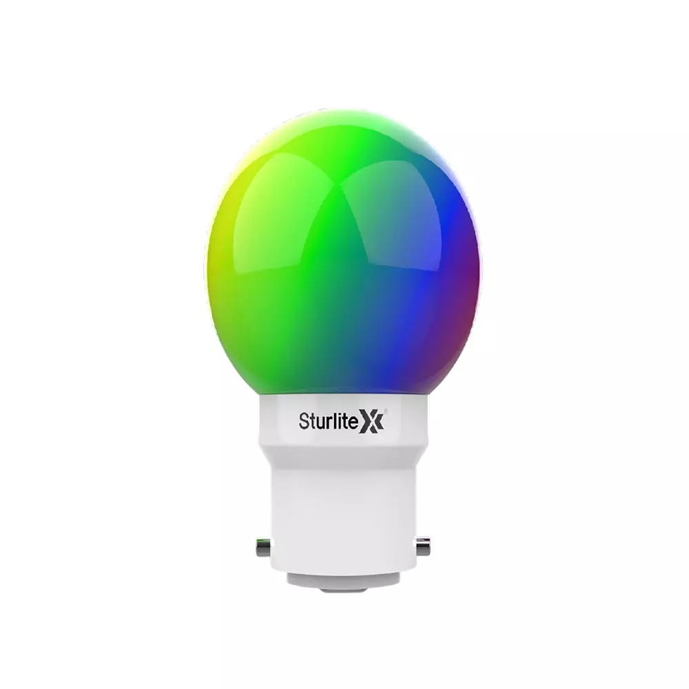 Sturlite POD Multicolor Bulb 0.5 W Power Multicolor Color Temperature Polycarbonate Housing Material 110-240 V AC for Home & Office, LG-0125-0.5W