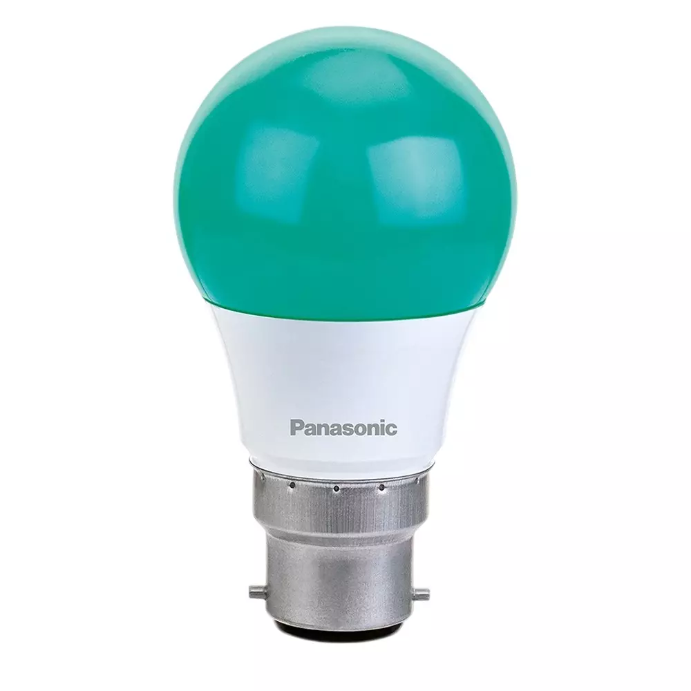 Panasonic Led Colour Bulb B22 5 W Green, PBUM0105GN