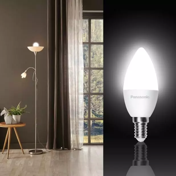 Panasonic Led Candle Lamp E14 4 W Warm White, PBUM43043E14