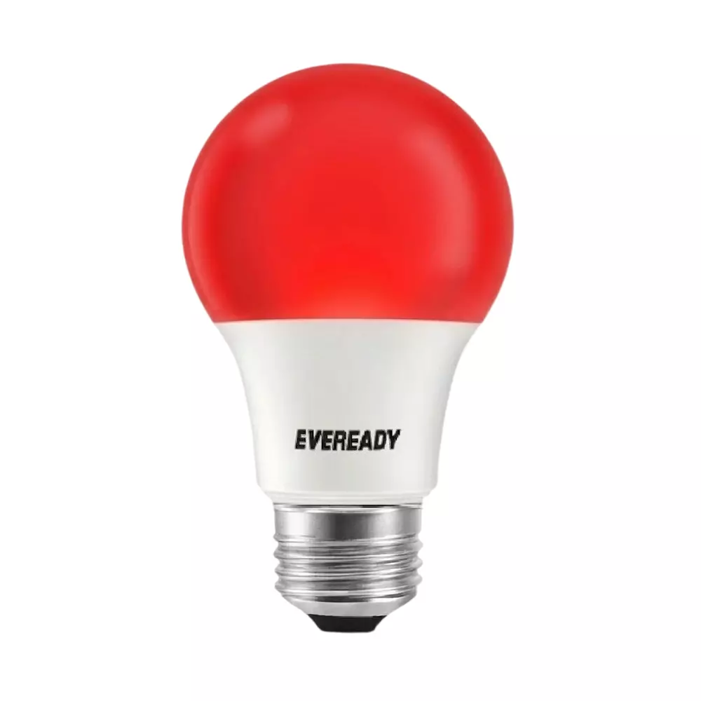 Eveready LED Bulb 7 W Power Abs & Aluminium Red E27- 3000K Color Temperature for Home & Office