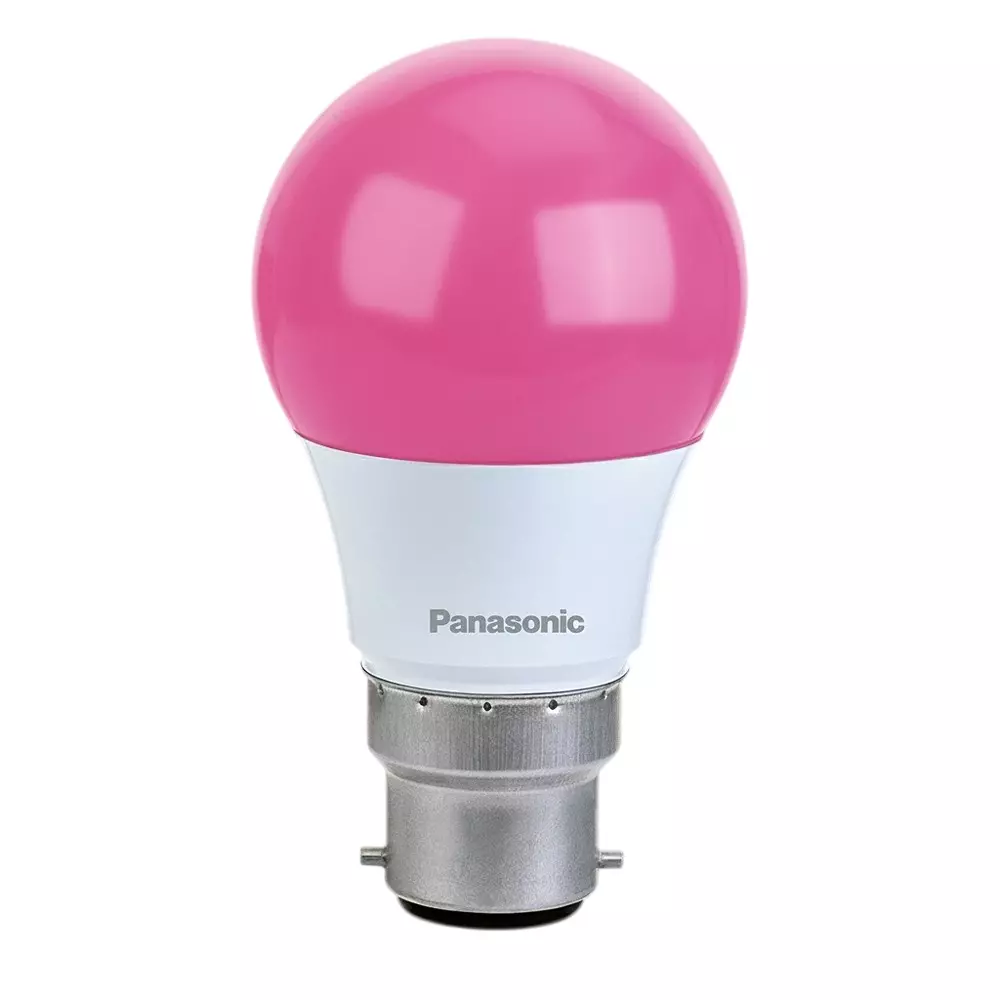 Panasonic Led Colour Bulb B22 5 W Pink, PBUM0105PN