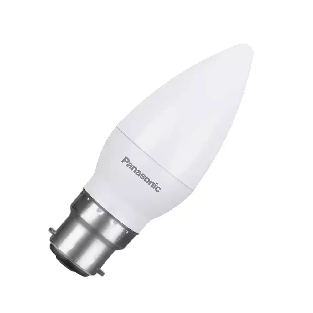 Panasonic Led Candle Lamp B22 4 W Cool White, PBUM43047B22