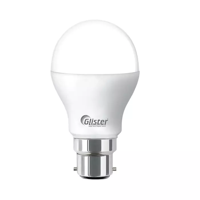Glister 12 W LED Bulb 6500K Color Temperature B22 Bulb Base White