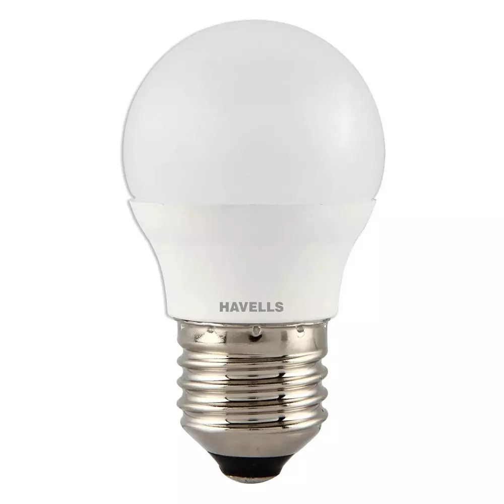 Havells 5 W Adore LED Lamp Ball Shape 2 Star E27 Base Cap and Warm White, LHLDDDBDWH4R005