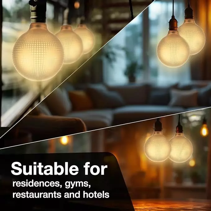 Havells 4 W Ornate G125 MGD LED Lamp Magician Gold Dot E27 Base Cap and 2700 K, LHLDBLHA6C8R004