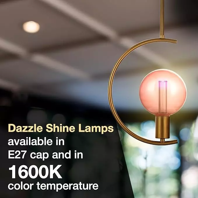 Havells 4 W Opulence G125 LED Lamp Pink E27 Base Cap and 1600 K, LHLDBLHA6F8R004