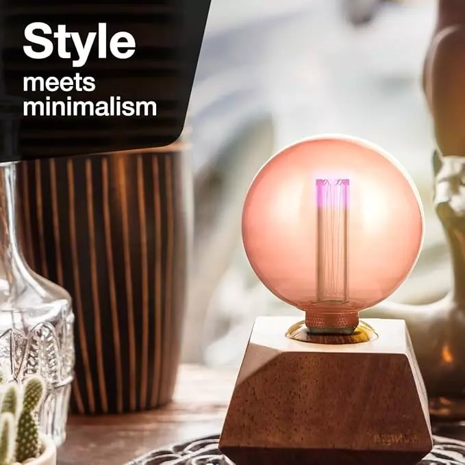 Havells 4 W Opulence G125 LED Lamp Pink E27 Base Cap and 1600 K, LHLDBLHA6F8R004