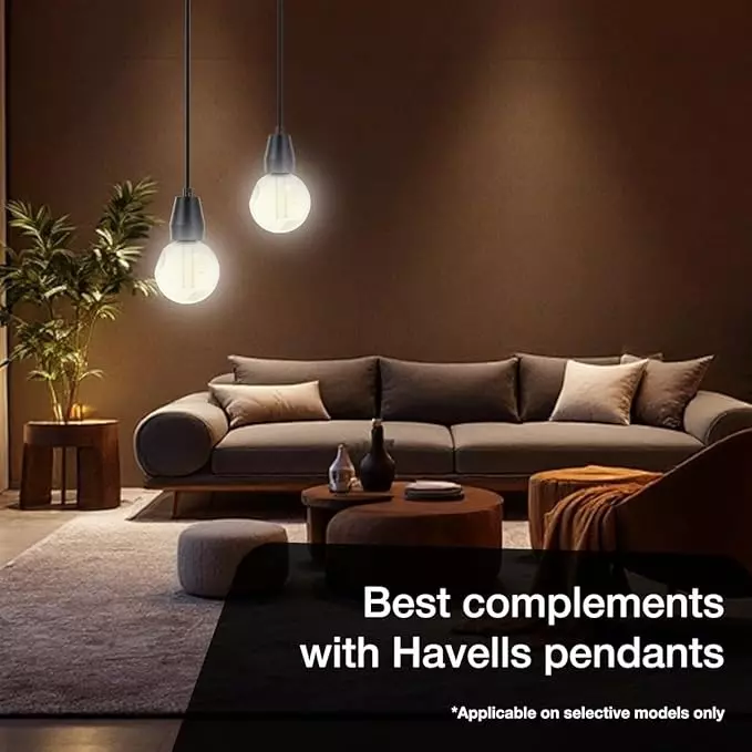 Havells 4 W Orion CG125 LED Lamp Smoke E27 Base Cap and 6500 K, LHLDBOHA6L8R004