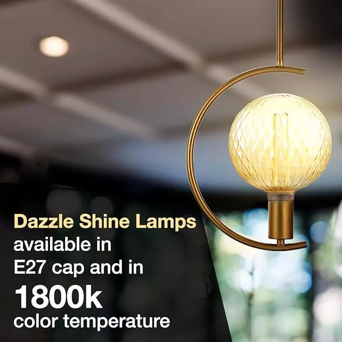 Havells 4 W Chimes G200 LED Lamp Amber E27 Base Cap and 1800 K, LHLDBHHG6G8R004