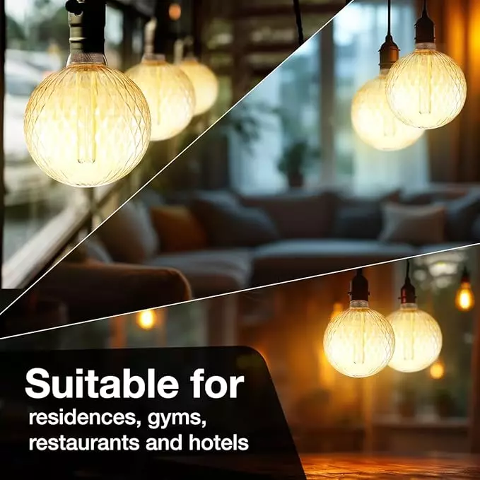 Havells 4 W Chimes G200 LED Lamp Amber E27 Base Cap and 1800 K, LHLDBHHG6G8R004