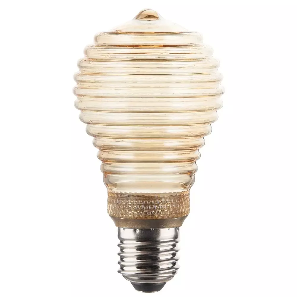 Havells 3.5 W Chimes A60 LED Lamp Amber E27 Base Cap and 2600 K, LHLDBDHA6D8R3X5