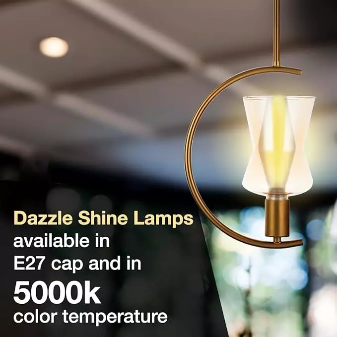 Havells 4 W Bloom T20 LED Lamp Amber E27 Base Cap and 5000 K, LHLDBCHA6J8R004