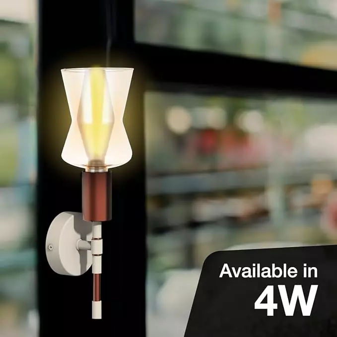 Havells 4 W Bloom T20 LED Lamp Amber E27 Base Cap and 5000 K, LHLDBCHA6J8R004