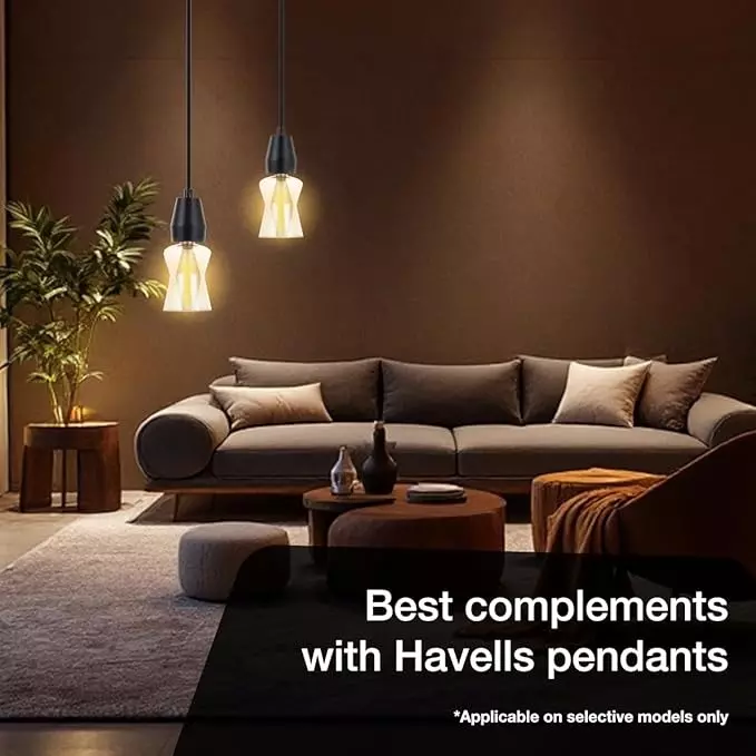 Havells 4 W Bloom T20 LED Lamp Amber E27 Base Cap and 5000 K, LHLDBCHA6J8R004