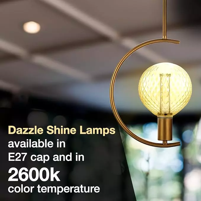 Havells 4 W Chimes G125 LED Lamp Amber E27 Base Cap and 2600 K, LHLDBGHA618R004