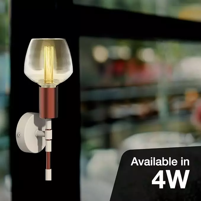 Havells 4 W Chimes CG125 LED Lamp Clear E27 Base Cap and 1800 K, LHLDBEHC6G8R004