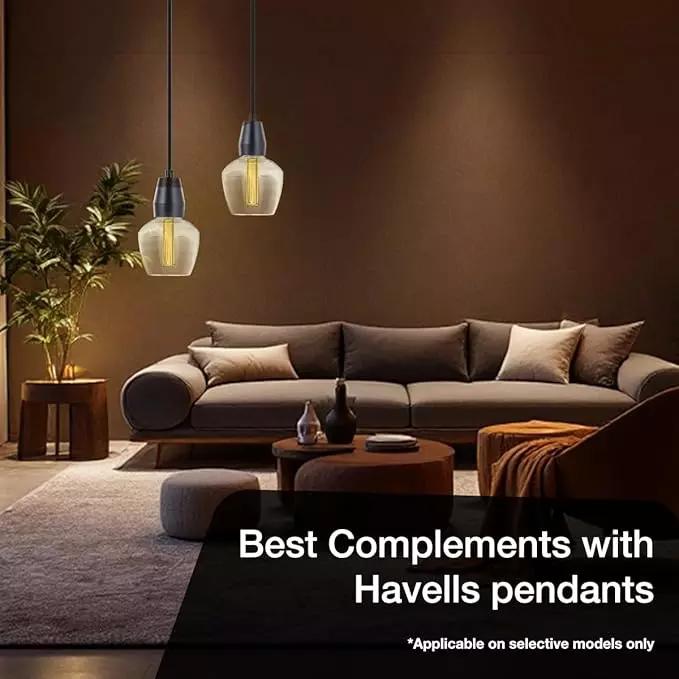 Havells 4 W Chimes CG125 LED Lamp Clear E27 Base Cap and 1800 K, LHLDBEHC6G8R004