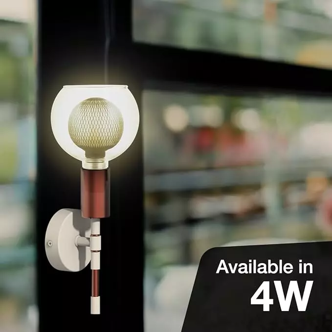 Havells 4 W Bloom G125 T20 MBD LED Lamp MBD E27 Base Cap and 2700 K, LHLDBBHB6C8R004