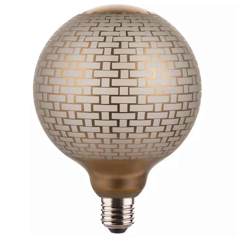 Havells 4 W Ornate G125 MG LED Lamp Magician Gold E27 Base Cap and 3000 K, LHLDBMHA6D8R004