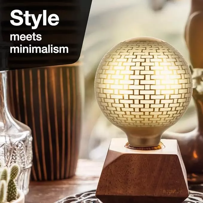 Havells 4 W Ornate G125 MG LED Lamp Magician Gold E27 Base Cap and 3000 K, LHLDBMHA6D8R004