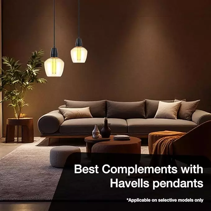 Havells 4 W Chimes CG125 LED Lamp Amber E27 Base Cap and 1800 K, LHLDBEHG6G8R004