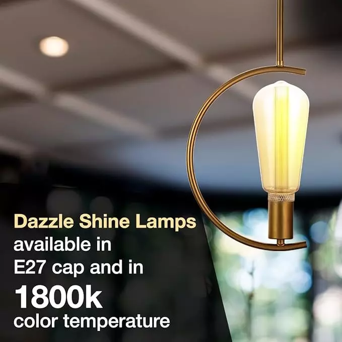 Havells 2 W Chimes ST60 LED Lamp Amber E27 Base Cap and 1800 K, LHLDBIHG6G8R002