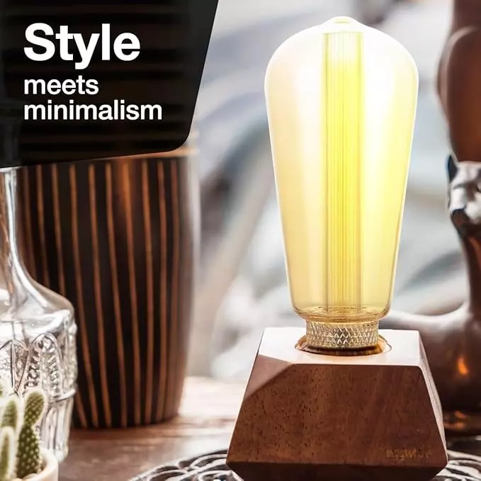 Havells 2 W Chimes ST60 LED Lamp Amber E27 Base Cap and 1800 K, LHLDBIHG6G8R002