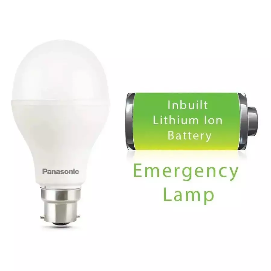 Panasonic Led Bulb Emergency 12 W Cool White, PBUM13127R1