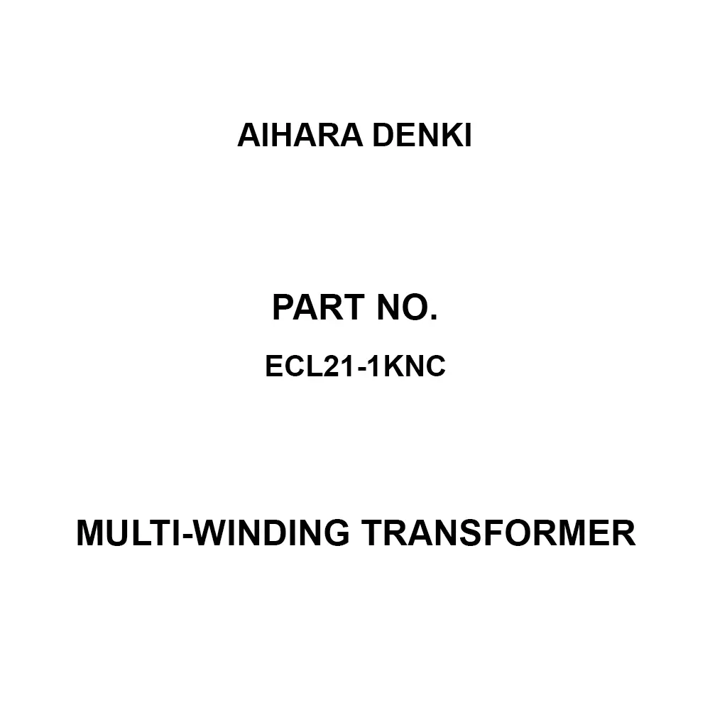 Aihara Denki Multi-Winding Transformer for M8 Mounting Hole 1.0 Capacity, ECL21-1KNC