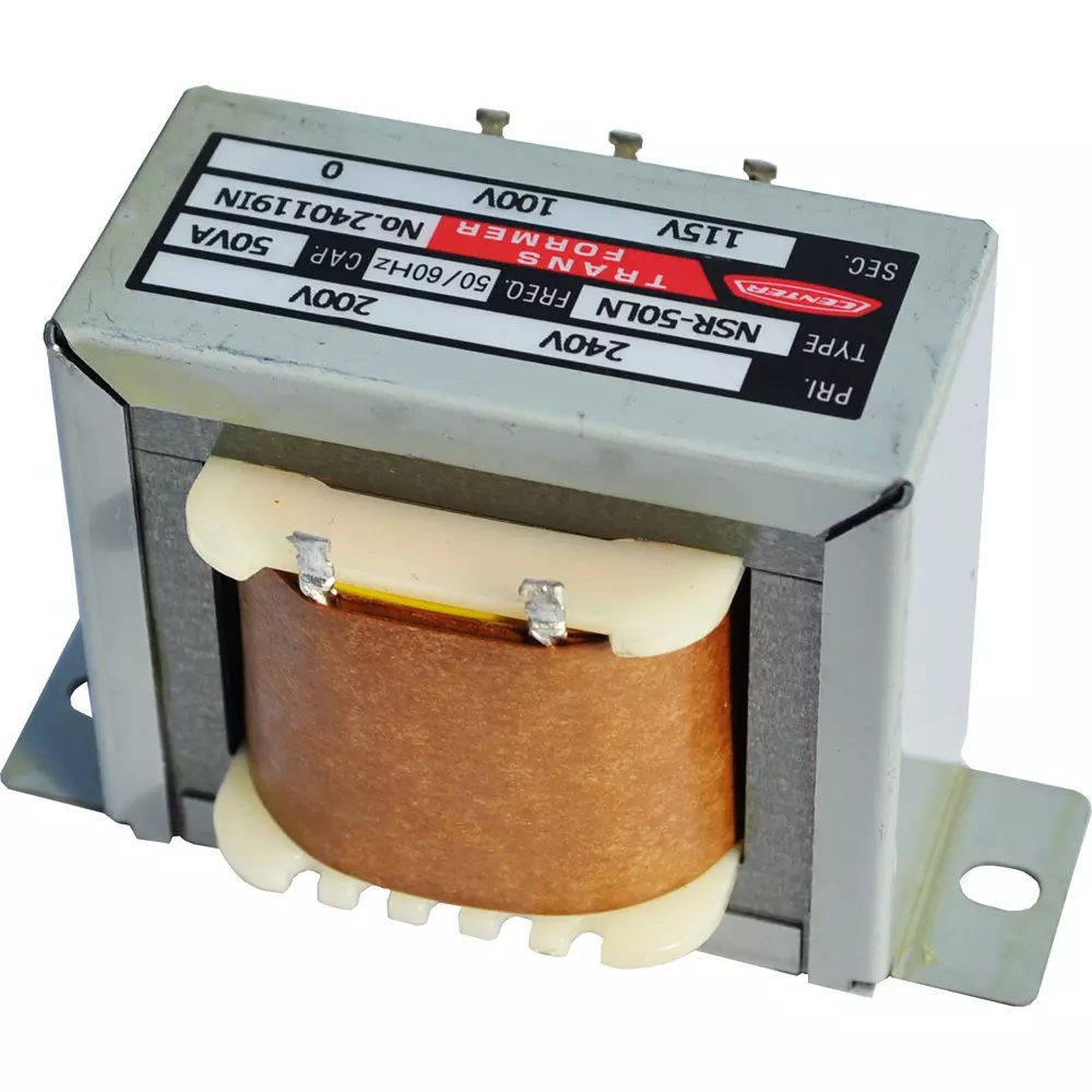 Aihara Denki Single Winding Transformer JIS C 5310・6436 Applicable Standard SL type / lug terminal type Shape, SR-150LN