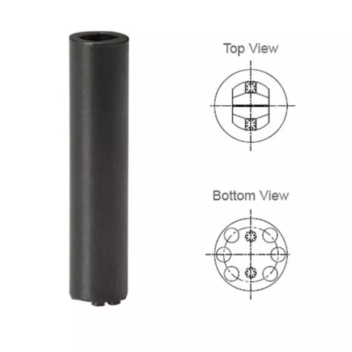 BIVAR LED Spacer 5.1 mm Diameter for use with 3 mm LED 5 mm LED, LTM-360 (Pack of 100 Pcs)