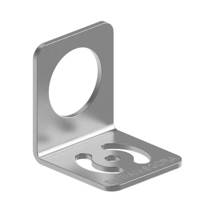 Banner Right Angle Lamp Lighting Mounting Bracket, 30 mm Fixing Hole Diameter, SMBAMS30RA
