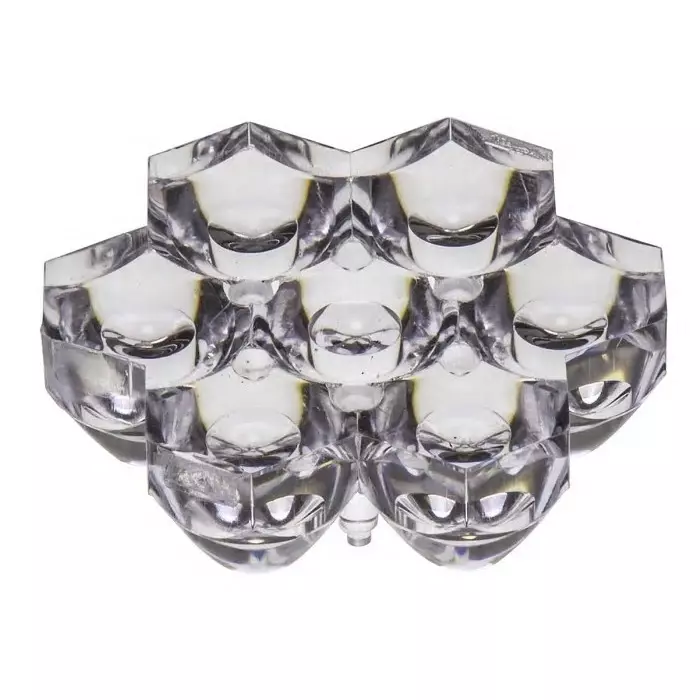 Polymer Optics 7-Way LED Lens 12 ° Collimator Beam, 261