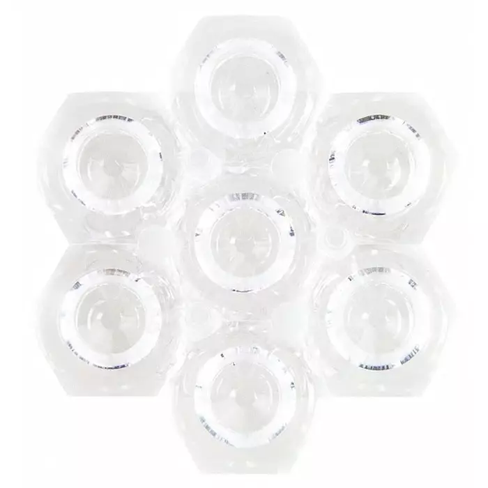 Polymer Optics 7-Way LED Lens 50 ° Collimator Beam, 125 (Pack of 100)