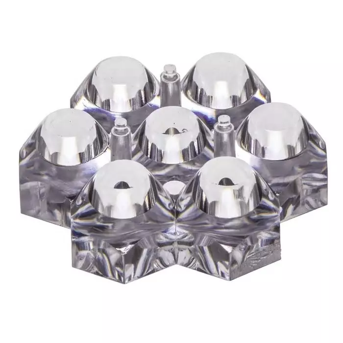 Polymer Optics 7-Way LED Lens 12 ° Collimator Beam, 261 (Pack of 100)