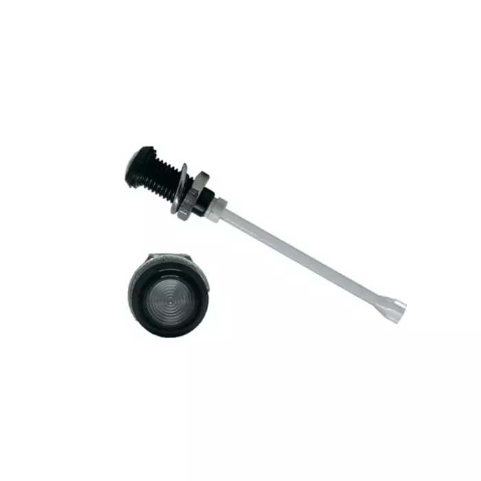 BIVAR Panel Mount Vertical LED Light Pipe Clear Round Lens, RHD-1640-F9PZ67PR