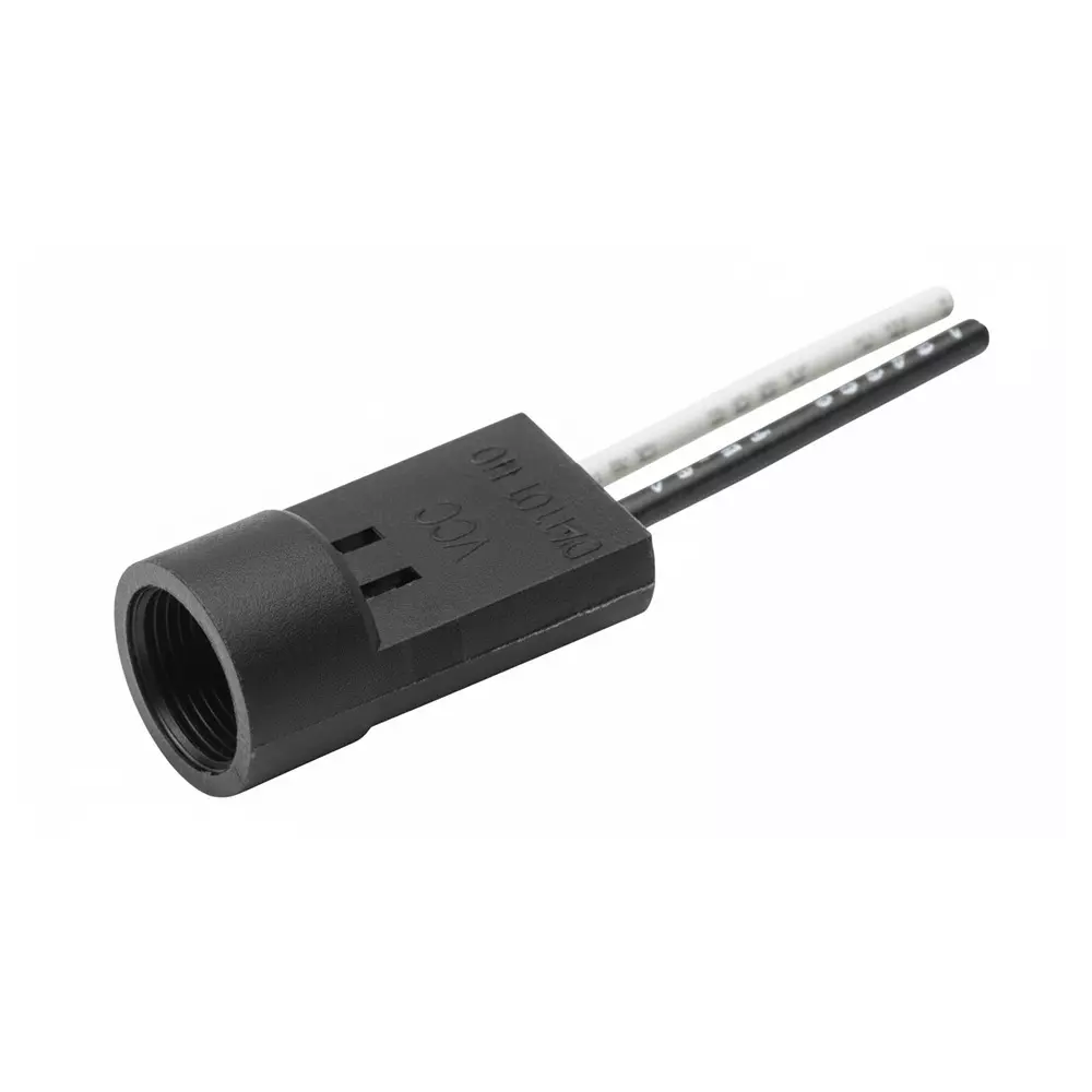 VCC Holders Thermoplastic (TP) T-1 (3 mm) with Wire Leads, T-1 3/4 (5 mm) LED Size Red with Wire Leads, CNX_C_X_2_1_18