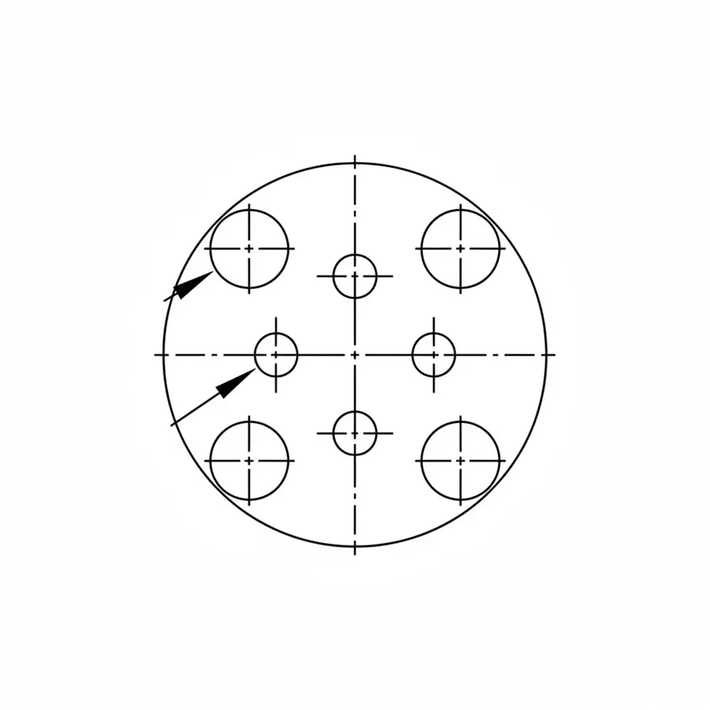 BIVAR LED Mounts Nylon T-1 3/4 (5 mm) LED Size White, 118-055