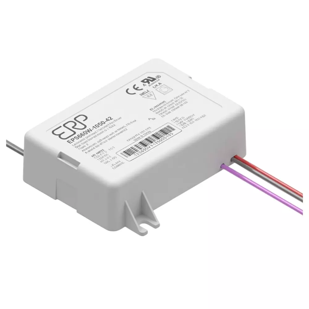 ERP POWER ESPT Series LED Drivers Power Supply 1 Output 87 mm (3.425 inch) With Dimming, ESPT050W-1200-42-Z1