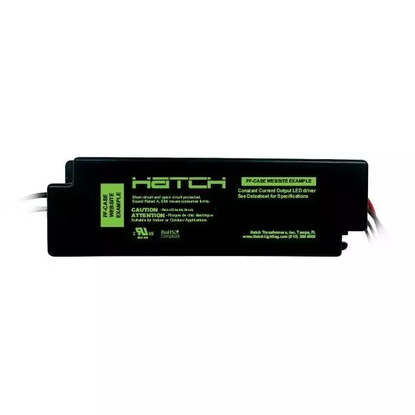 HATCH LC30 Series LED Drivers Power Supply 1 Output 134.9 mm (5.311 inch) With Dimming, LC30-0350Z-UNV-FF