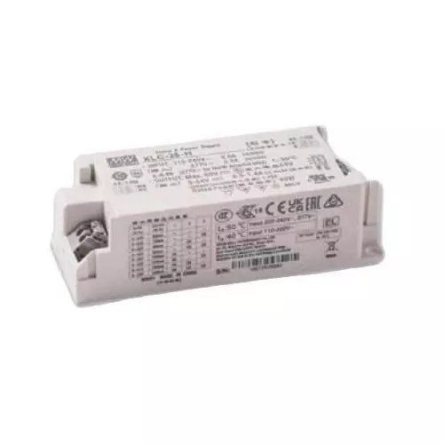 Mean Well XLC-25-DA2 Series LED Drivers Power Supply 1 Output 107 mm (4.213 inch) With Dimming, XLC-25-H-DA2N