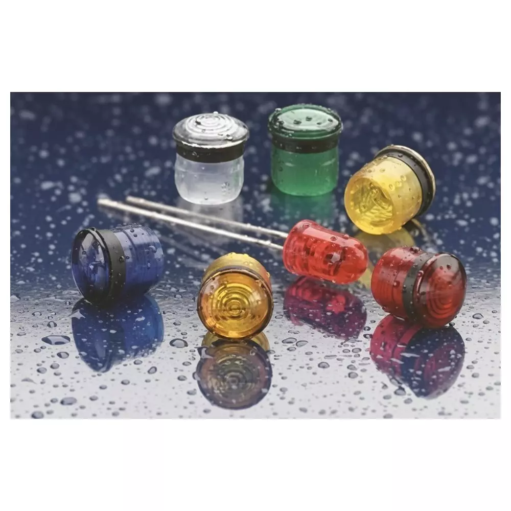VCC LED Lenses Polycarbonate (PC) 3 mm LED Size Red, SMS_172_RTP