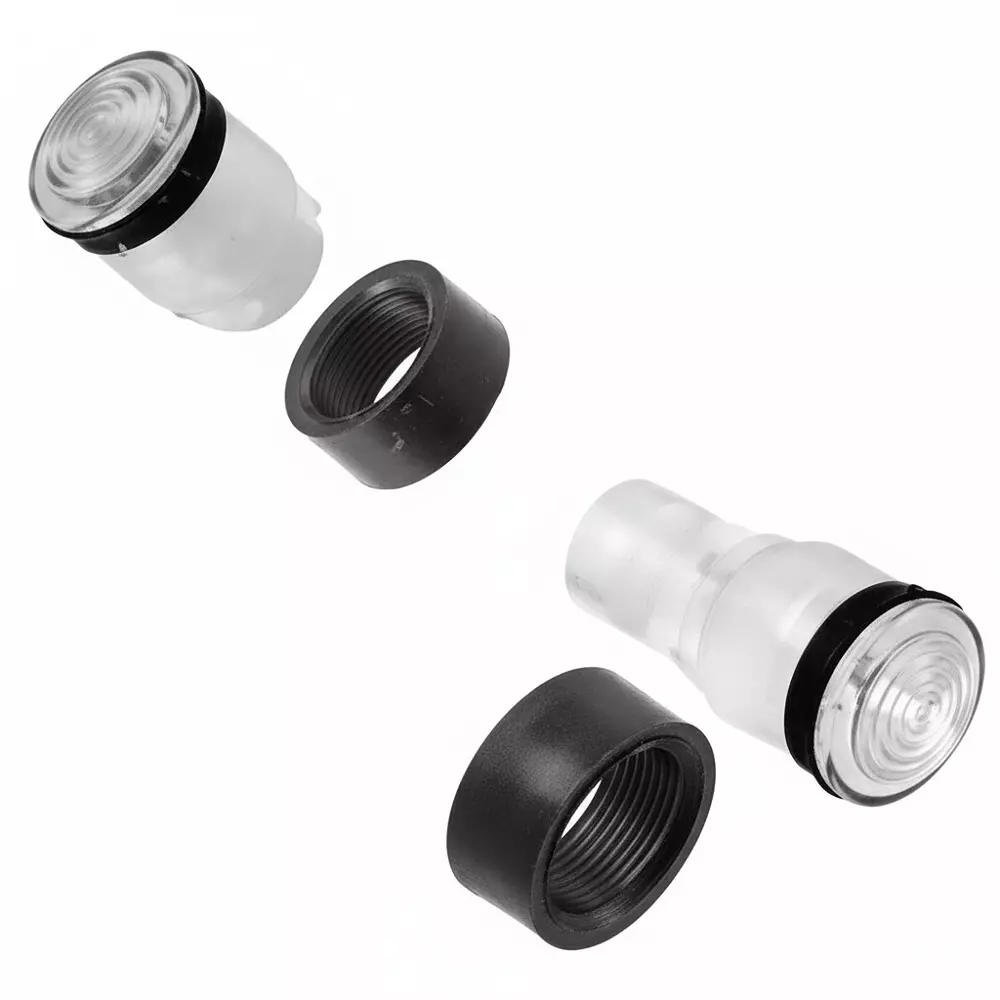 VCC Rigid Light Pipes Acrylic, Optical Grade Vertical Orientation 33.78 mm Body Length, LMS_133_CTP