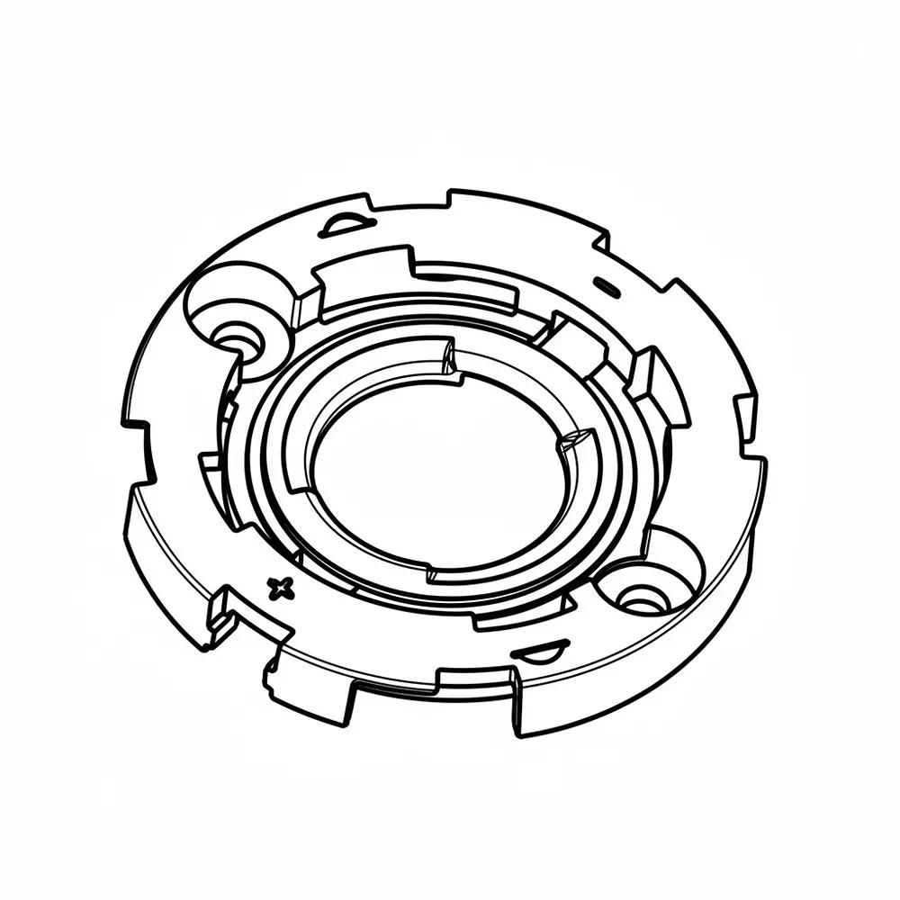 LEDIL Socket Screw Mount Round White, F15859_HEKLA-SOCKET-I