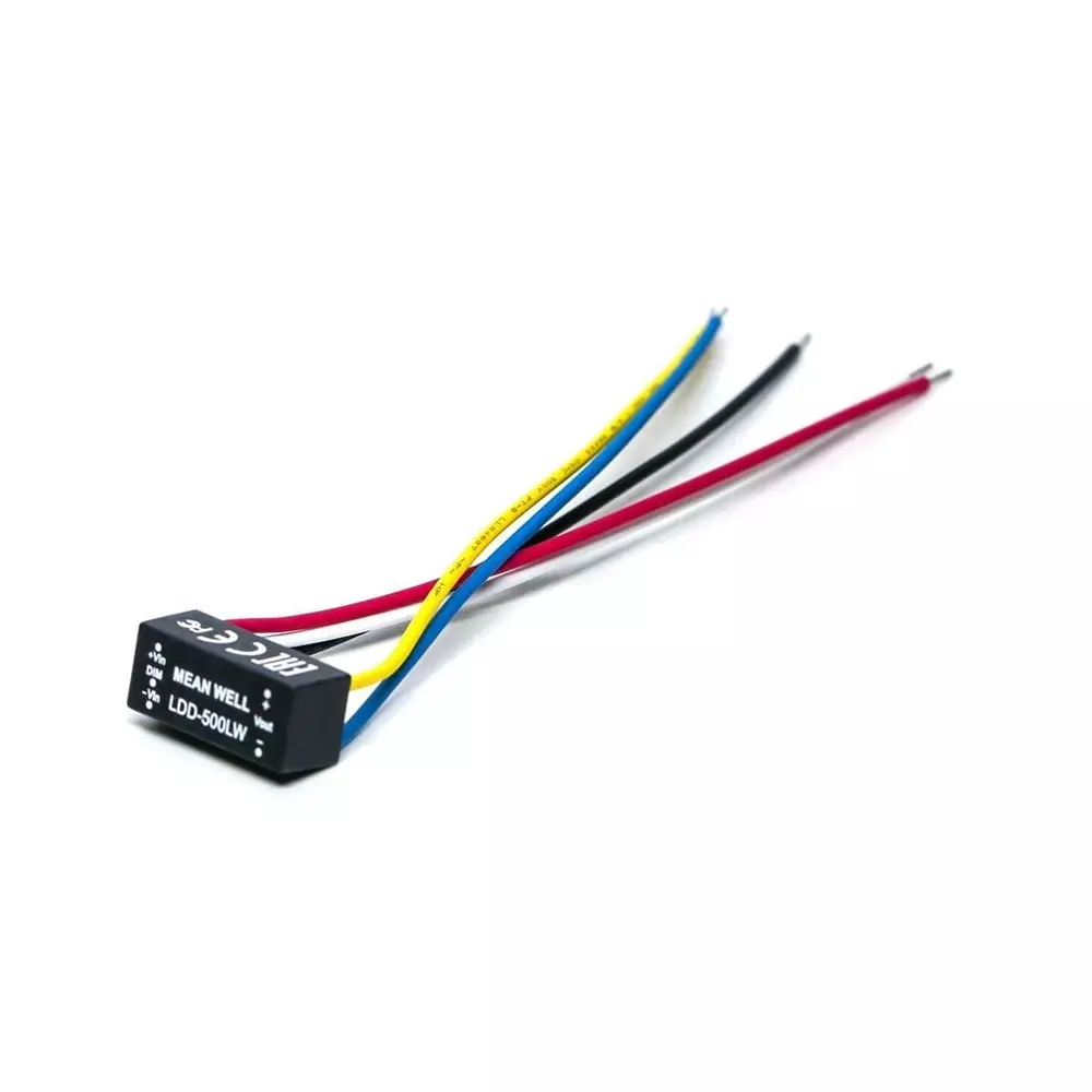 Mean Well LED Drivers Power Supply Chassis Mount 1 Output 16 W, LDD-500LW