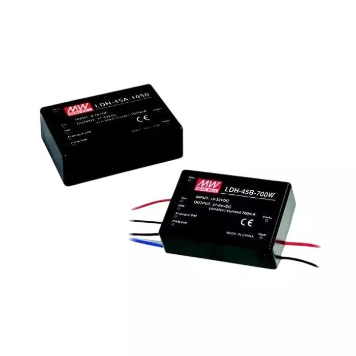 Mean Well LED Drivers Power Supply Chassis Mount 1 Output 44.8 W, LDH-45B-700WDA